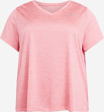 T-shirt fonctionnel UNDER ARMOUR en rose : devant