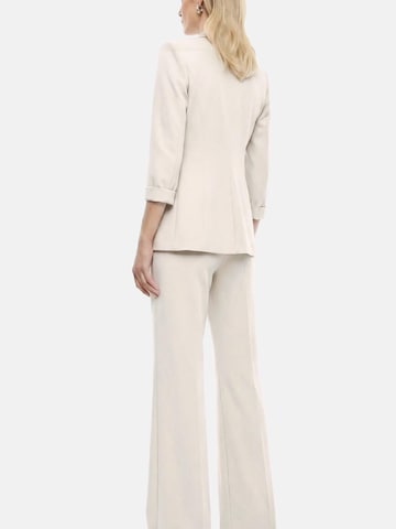 IMPERIAL Flared Broek 'IMPERIAL PANTALONE A ZAMPA' in Wit