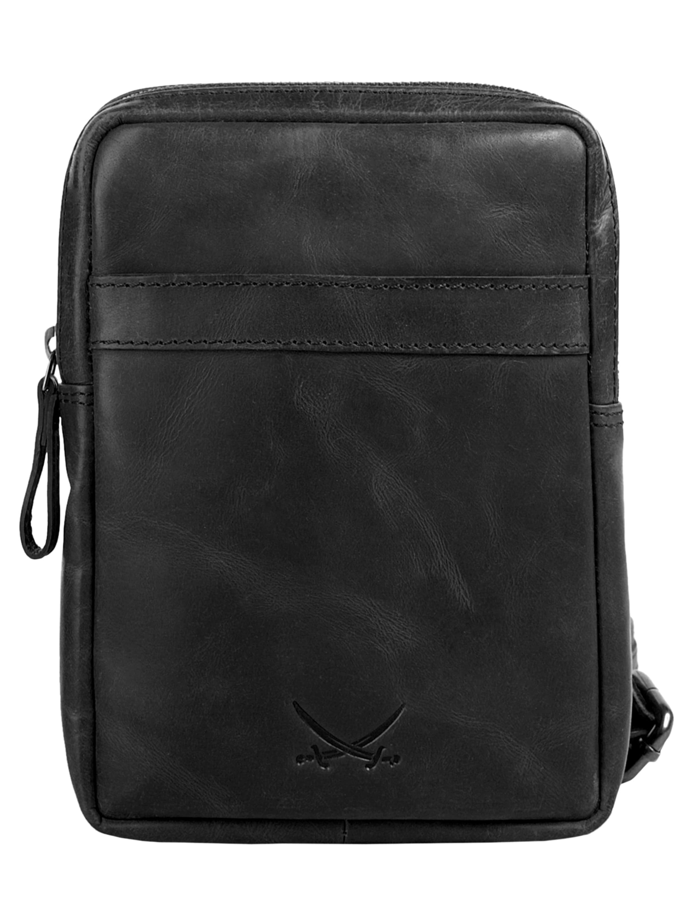SANSIBAR Crossbody bag 'SANSIBAR SYLT' in Black: front