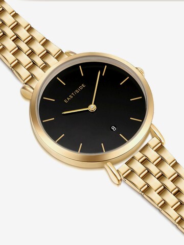 Vereenvoudig het 5300 horloge met leren bandje met datum Vereenvoudig het 5300 horloge met leren bandje met datum