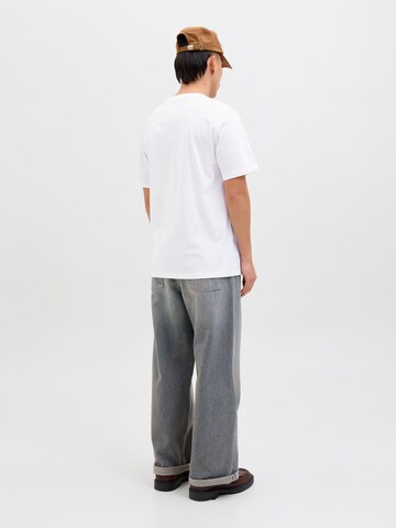 Maglietta 'JORALMERIA PALMS' di JACK & JONES in bianco