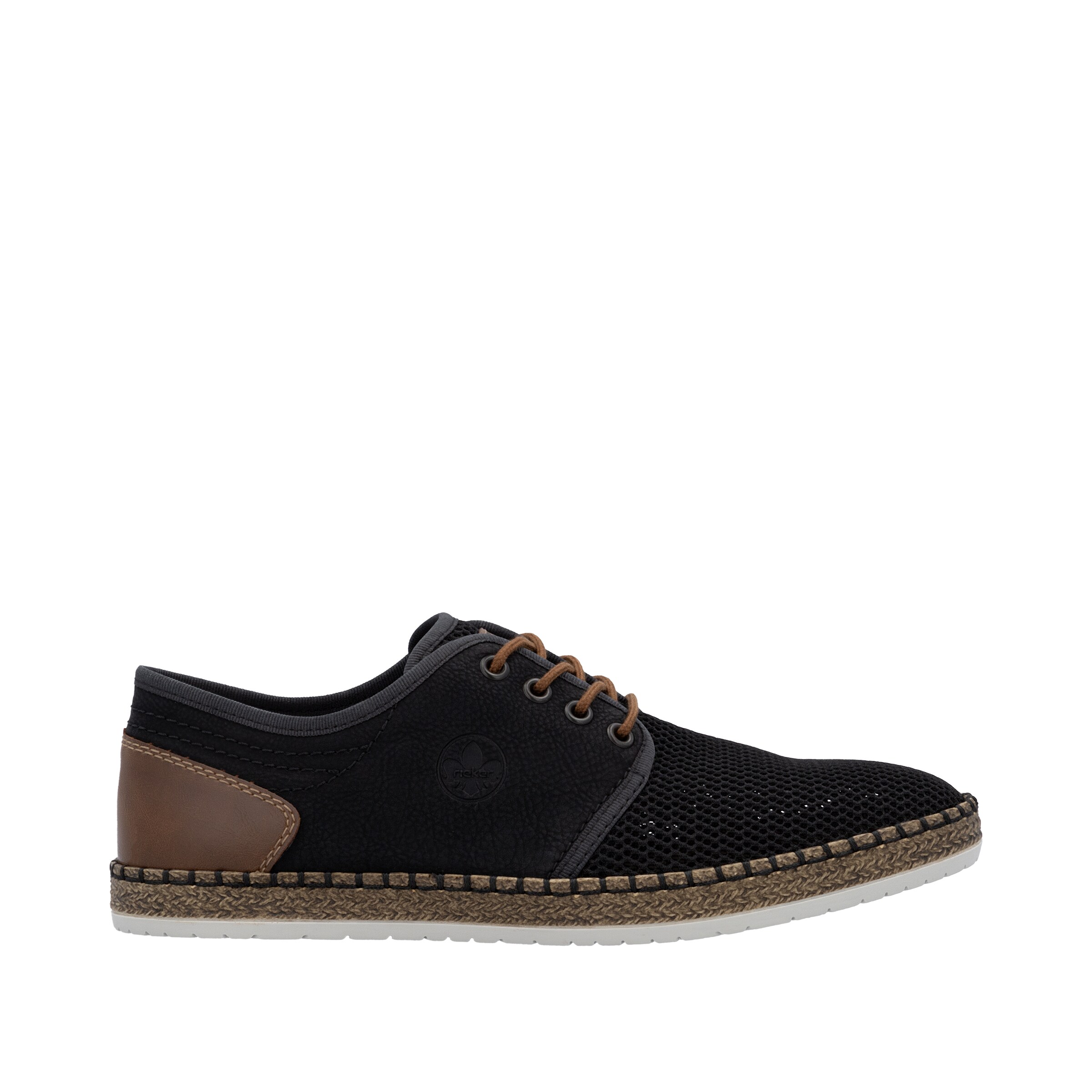 Rieker Lace-Up Shoes in Black
