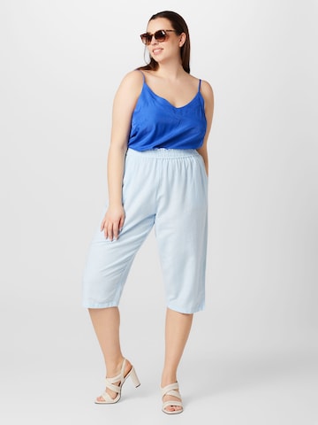 ONLY Carmakoma Regular Trousers 'BILLIE' in Blue