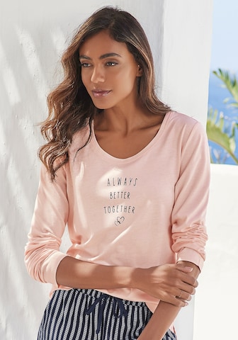 VIVANCE - Camisa de pijama em rosa: frente