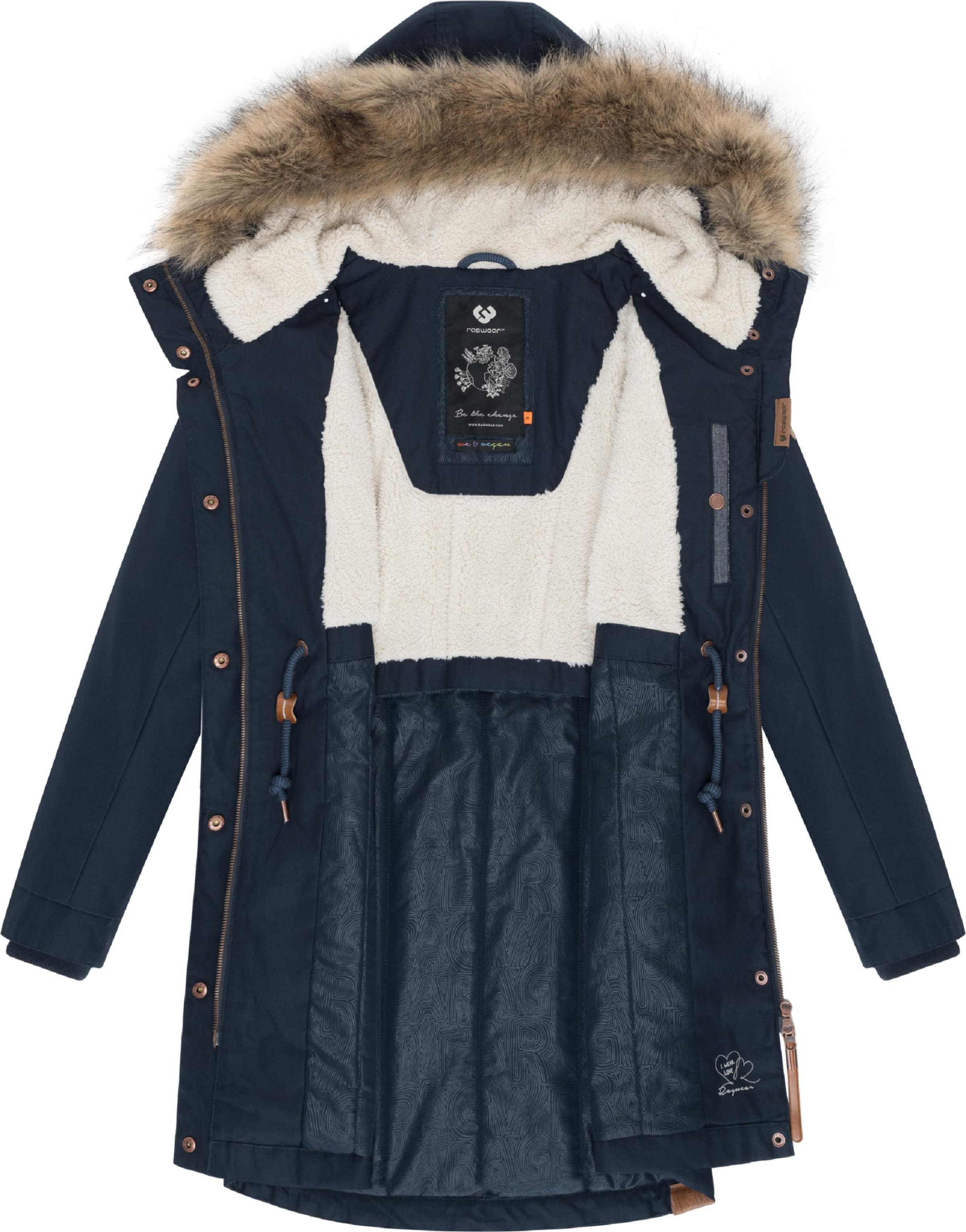 Ragwear Winter parka 'Tawny' in Blue