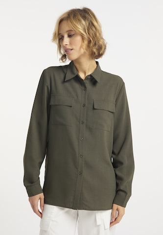 usha BLUE LABEL Blouse in Green: front