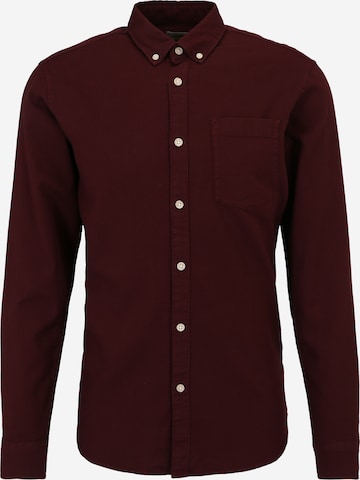 ESPRIT - Slim Fit Camisa em vermelho: frente