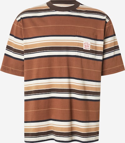 Marškinėliai iš LEVI'S ®, spalva – kaštoninė spalva / tamsiai ruda / juoda / balta, Prekių apžvalga