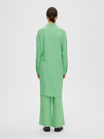 SELECTED FEMME Shirt Dress 'VIVA-TONIA' in Green