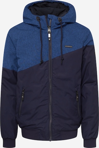 Ragwear Winter jacket 'WINGS' in Blue: front