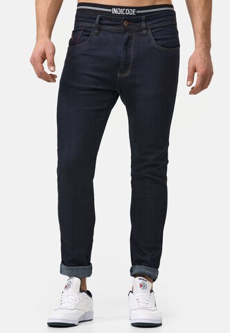 INDICODE JEANS Skinny Jeans ' Jake ' in Blauw: voorkant