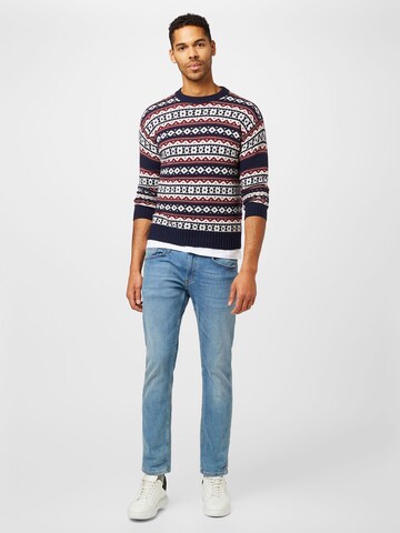 UNITED COLORS OF BENETTON Sweater in Blue