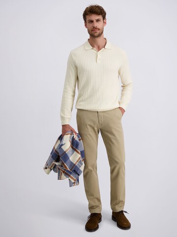 Regular Pantalon chino 'Castres' PIERRE CARDIN en beige