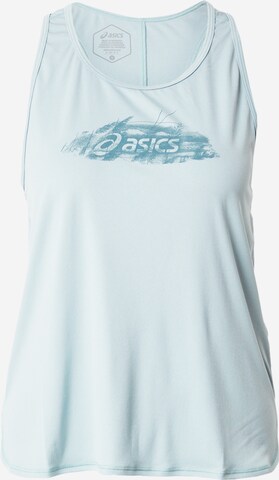 T-shirt fonctionnel ASICS en bleu : devant