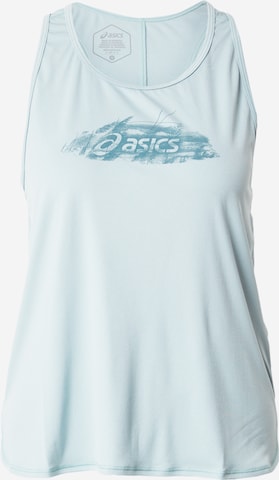 ASICS Funkční tričko – modrá: přední strana