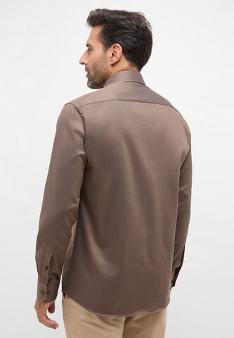 ETERNA Regular fit Business Shirt in Brown