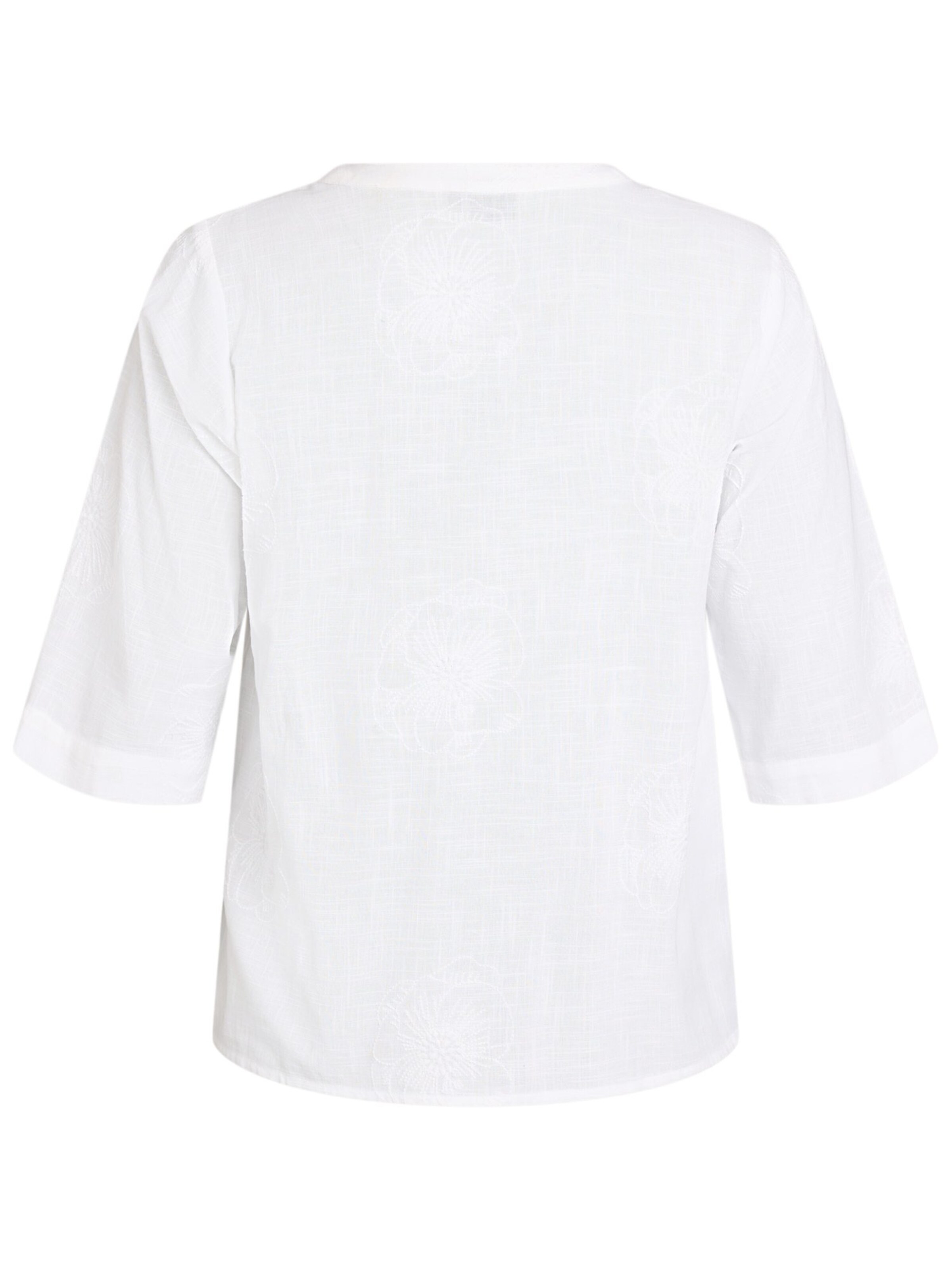 Camicia da donna 'Cananna' di Zizzi in bianco