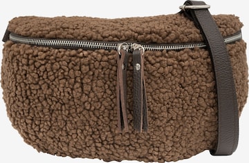 Seasons of April Gürteltasche 'Fluffy' in Braun: Vorderseite