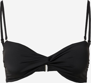 BILLABONG Athletic Bikini Top in Black: front