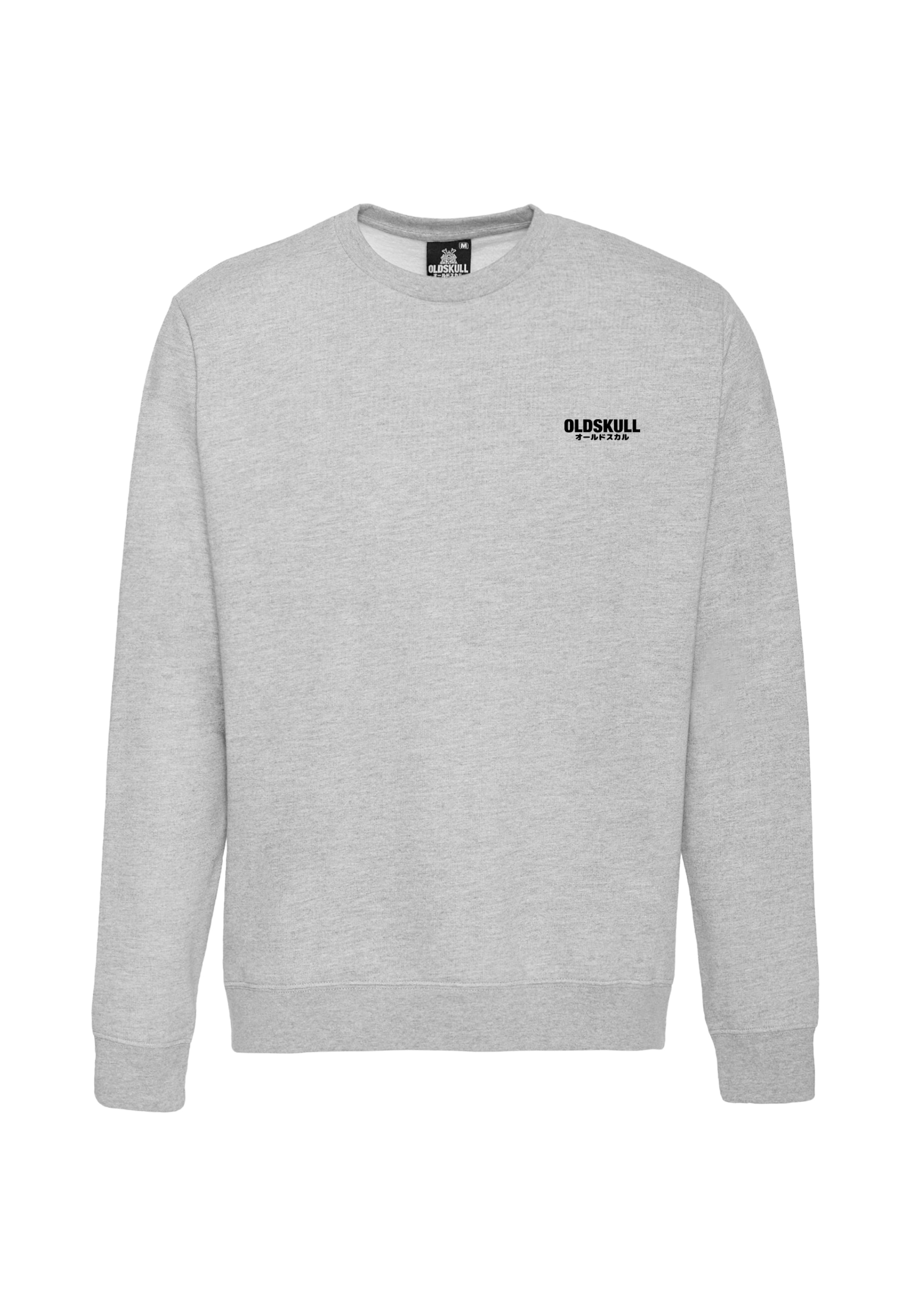 Oldskull Sweatshirt 'Basic Osk' in Grey: front