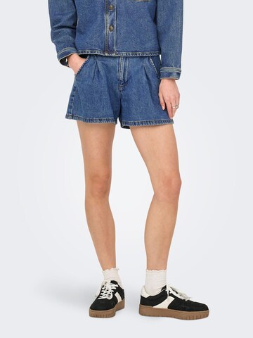 Loosefit Jean à pince 'ONLEllis' ONLY en bleu : devant