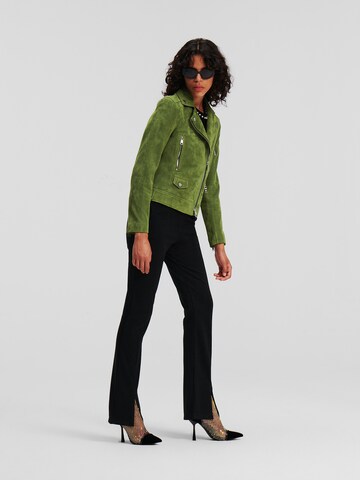 Veste mi-saison ' Suede' Karl Lagerfeld en vert