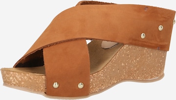 ABOUT YOU Mules 'Henrike' in Brown: front