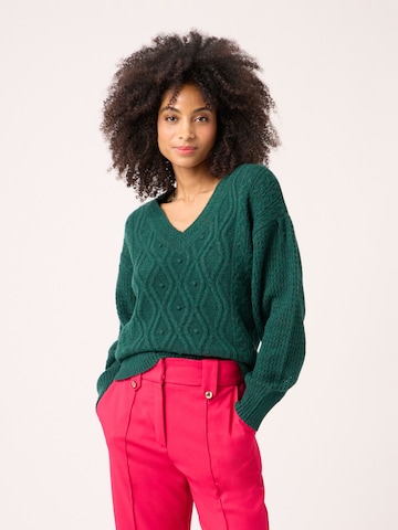 Pullover 'Judy' di NAF NAF in verde: frontale