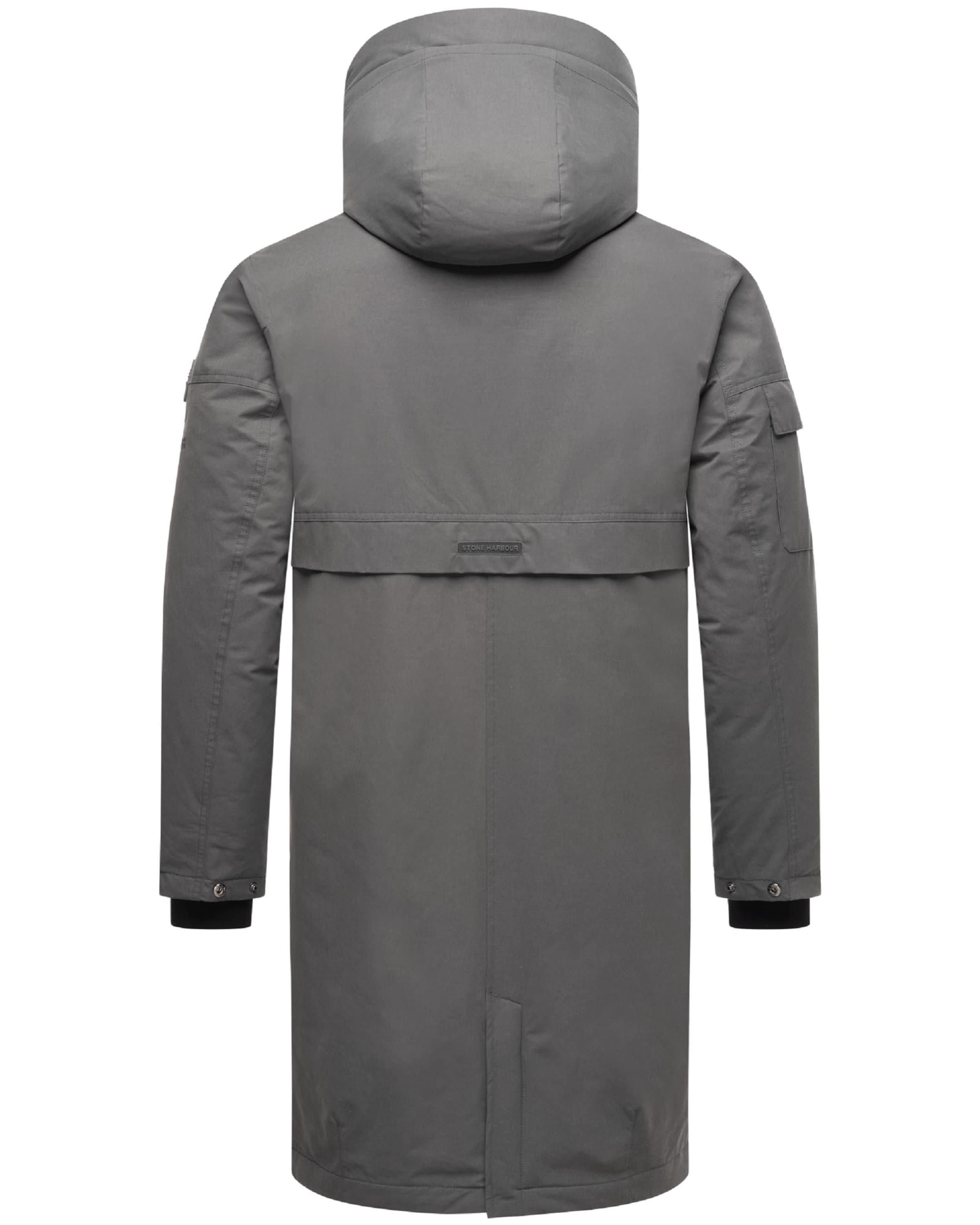 STONE HARBOUR Χειμερινό παλτό 'Cyriaan XX' σε γκρι