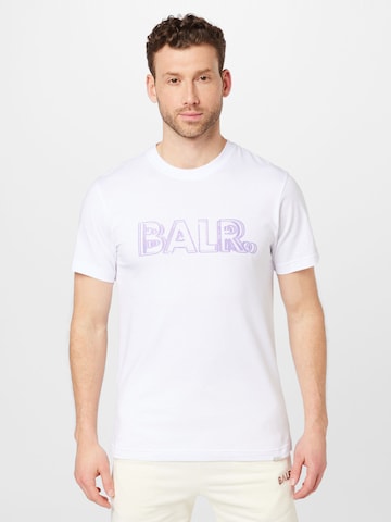 BALR. T-shirt 'Olaf' i vit: framsida