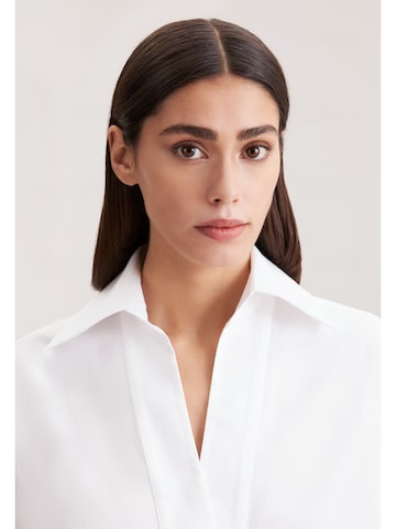 SEIDENSTICKER Bluse 'Schwarze Rose' in Weiß