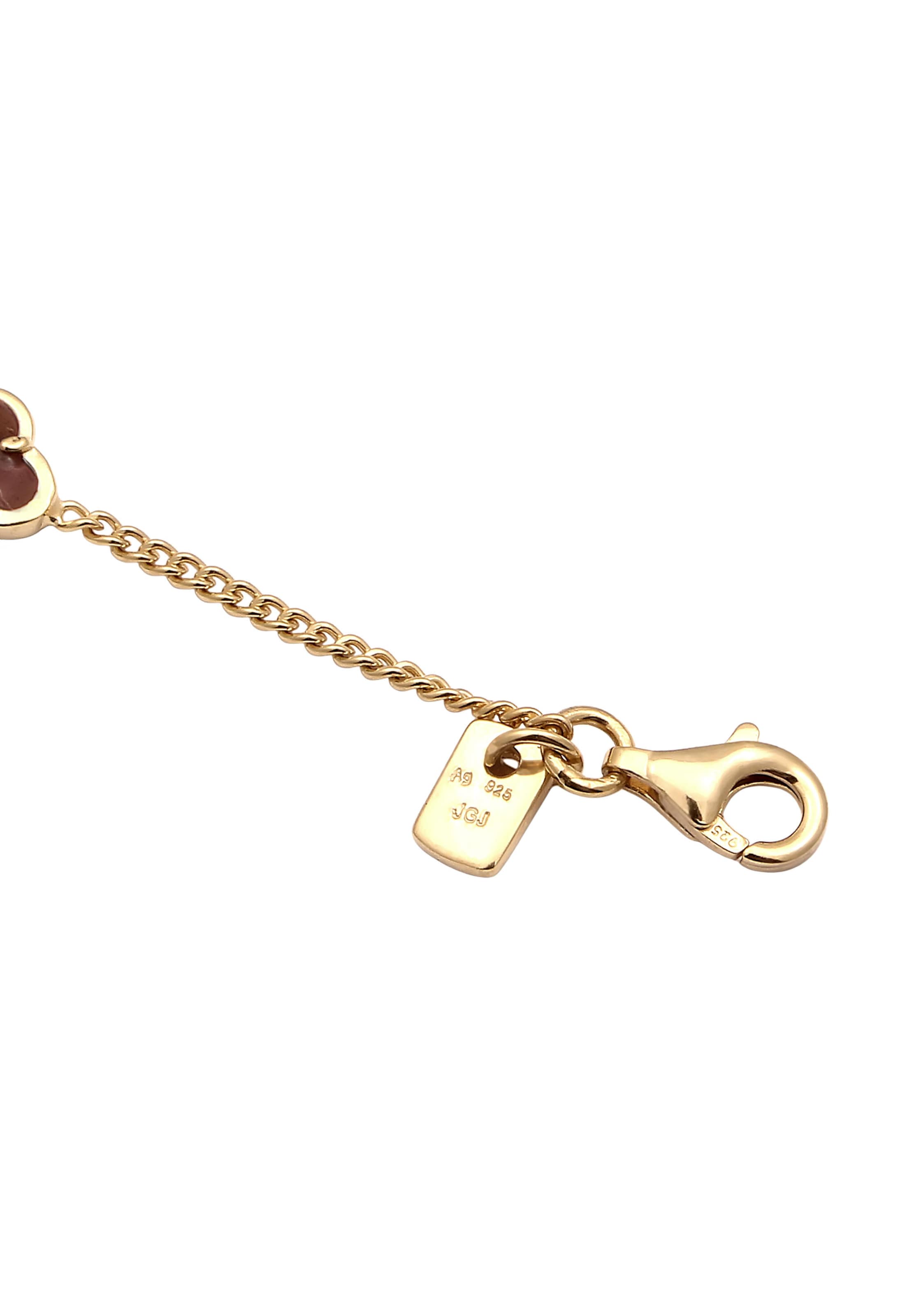 KUZZOI Bracelet 'Kleeblatt' in Gold