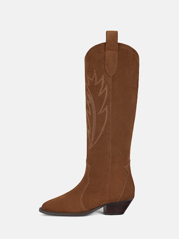 L37 HANDMADE SHOES Cowboy boot 'LET'S GET LOST' in Brown: front