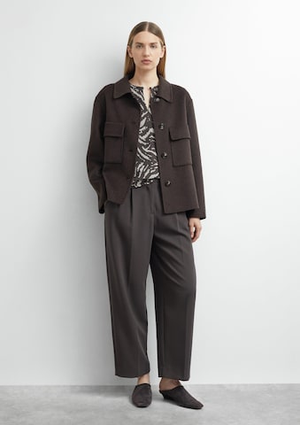 COMMA Bluse in Braun