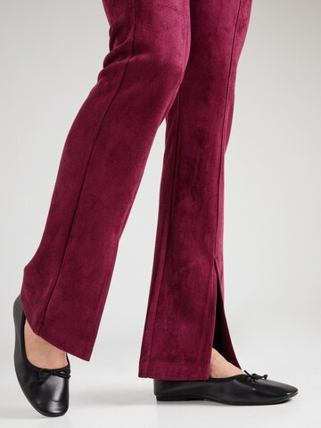 GUESS Flared Broek 'STELA' in Rood