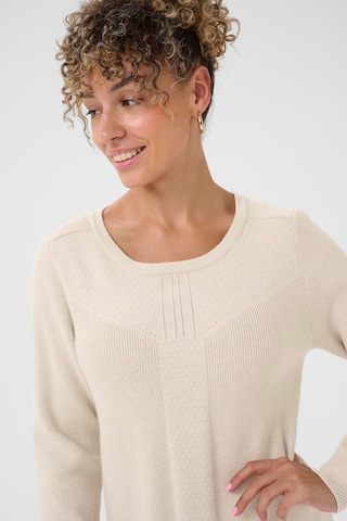 Robes en maille 'CRDela' Cream en beige