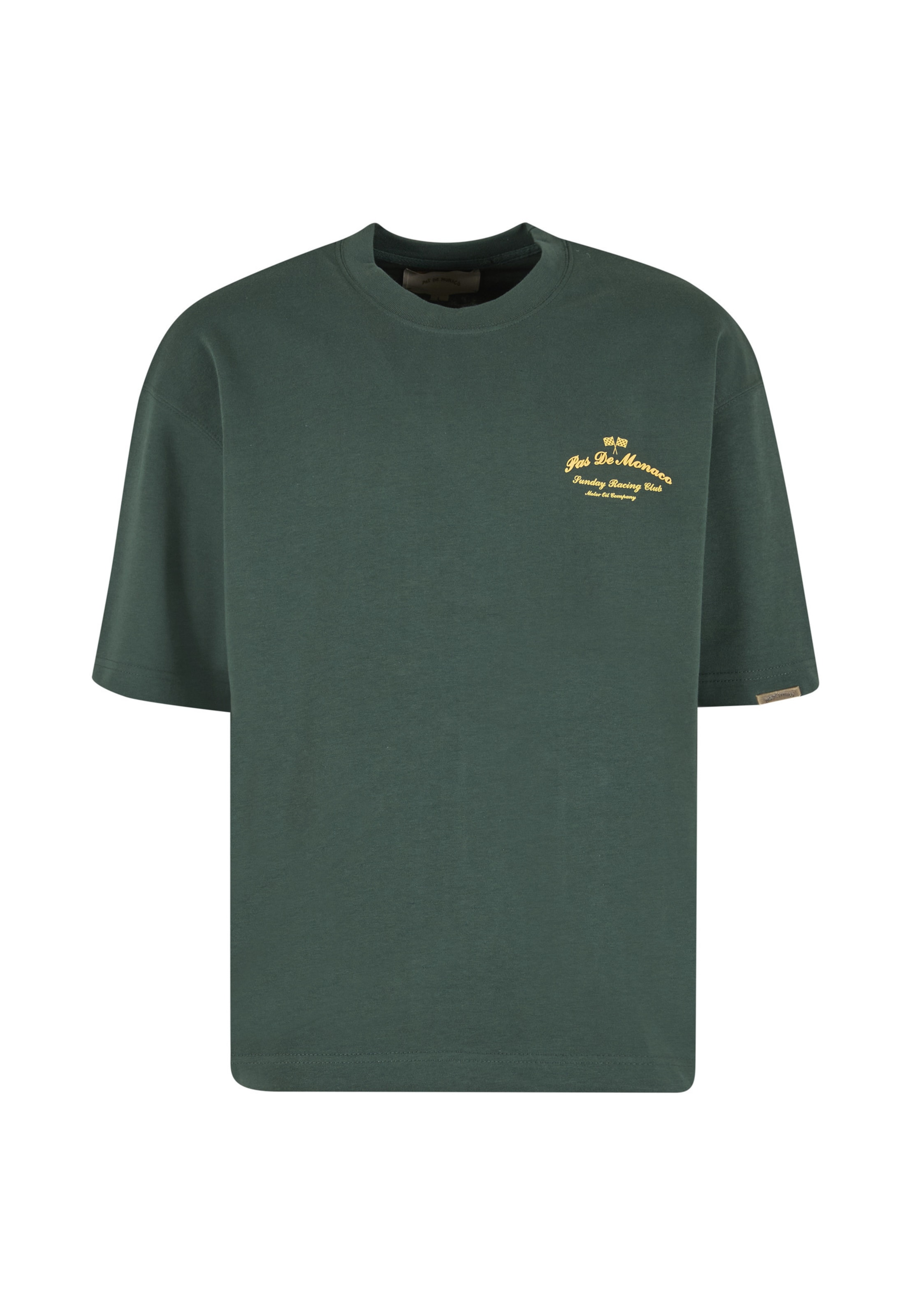 T-Shirt 'Finale' Pas De Monaco en vert : devant