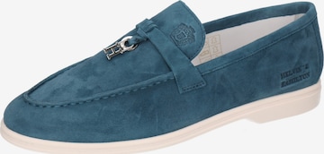 MELVIN & HAMILTON Classic Flats 'Adley 3' in Blue: front