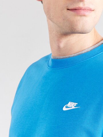 Nike Sportswear Mikina 'Club Fleece' - Modrá