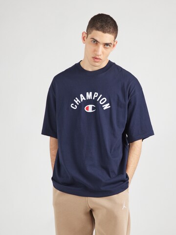 Champion Authentic Athletic Apparel Koszulka w kolorze niebieski: przód