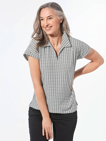 Goldner Shirt in Grau: Vorderseite