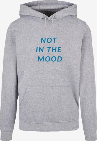 Merchcode Sweatshirt ' NITM - Italic ' in Grijs: voorkant