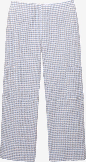 Pantaloni Pull&Bear pe albastru deschis / maro deschis / alb, Vizualizare produs