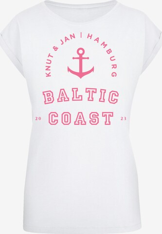 F4NT4STIC Shirt 'Baltic Coast' in White: front