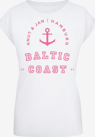 F4NT4STIC T-Shirt 'Baltic Coast' in Weiß: predná strana