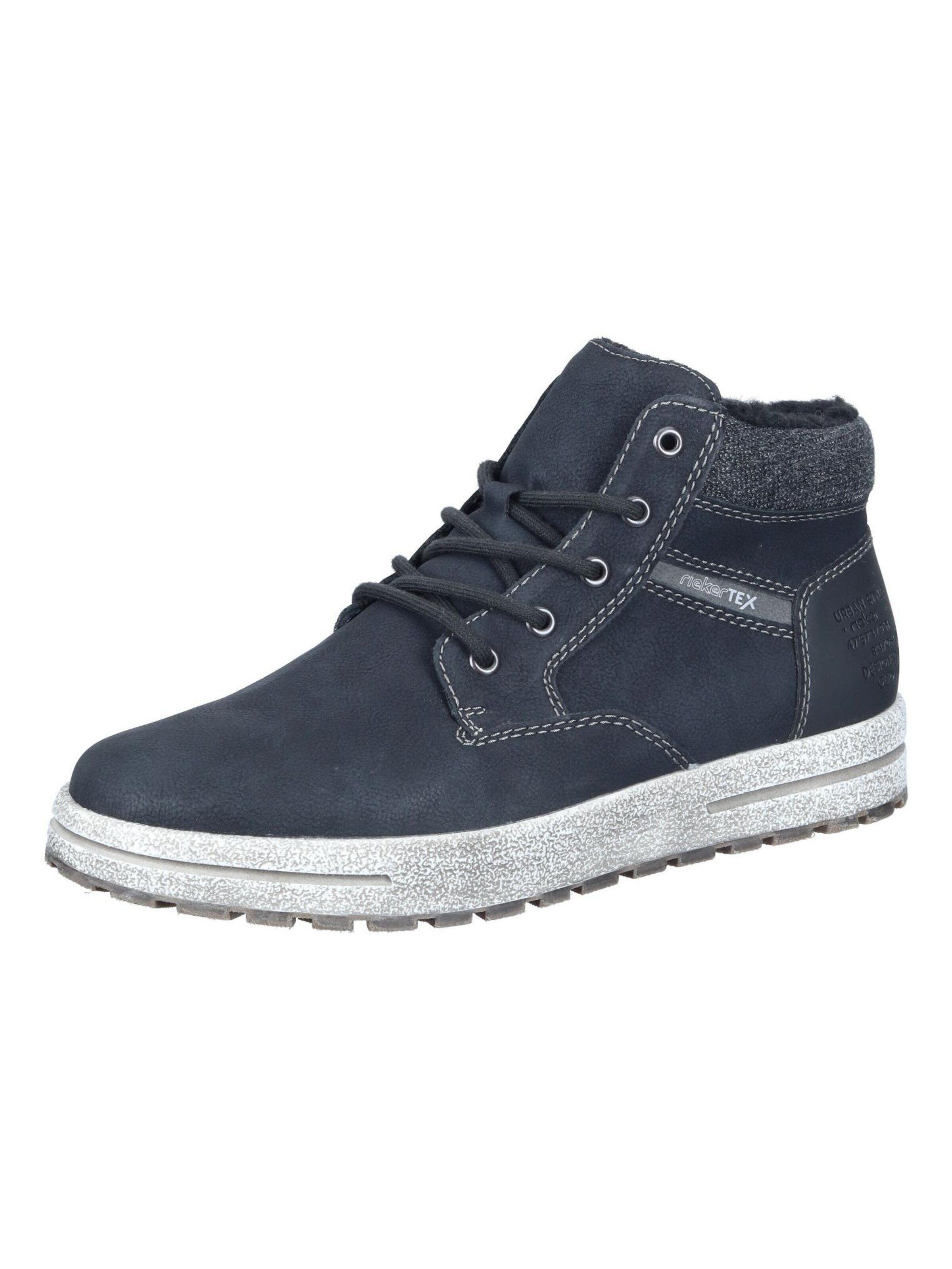 Bottines à lacets Rieker en bleu : devant