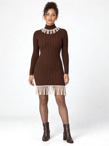 RYVAN Strickkleid 'Strickkleider'‌ in Braun