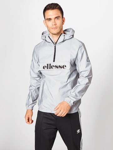 ELLESSE Regular fit Sportjas 'Acera' in Zilver: voorkant