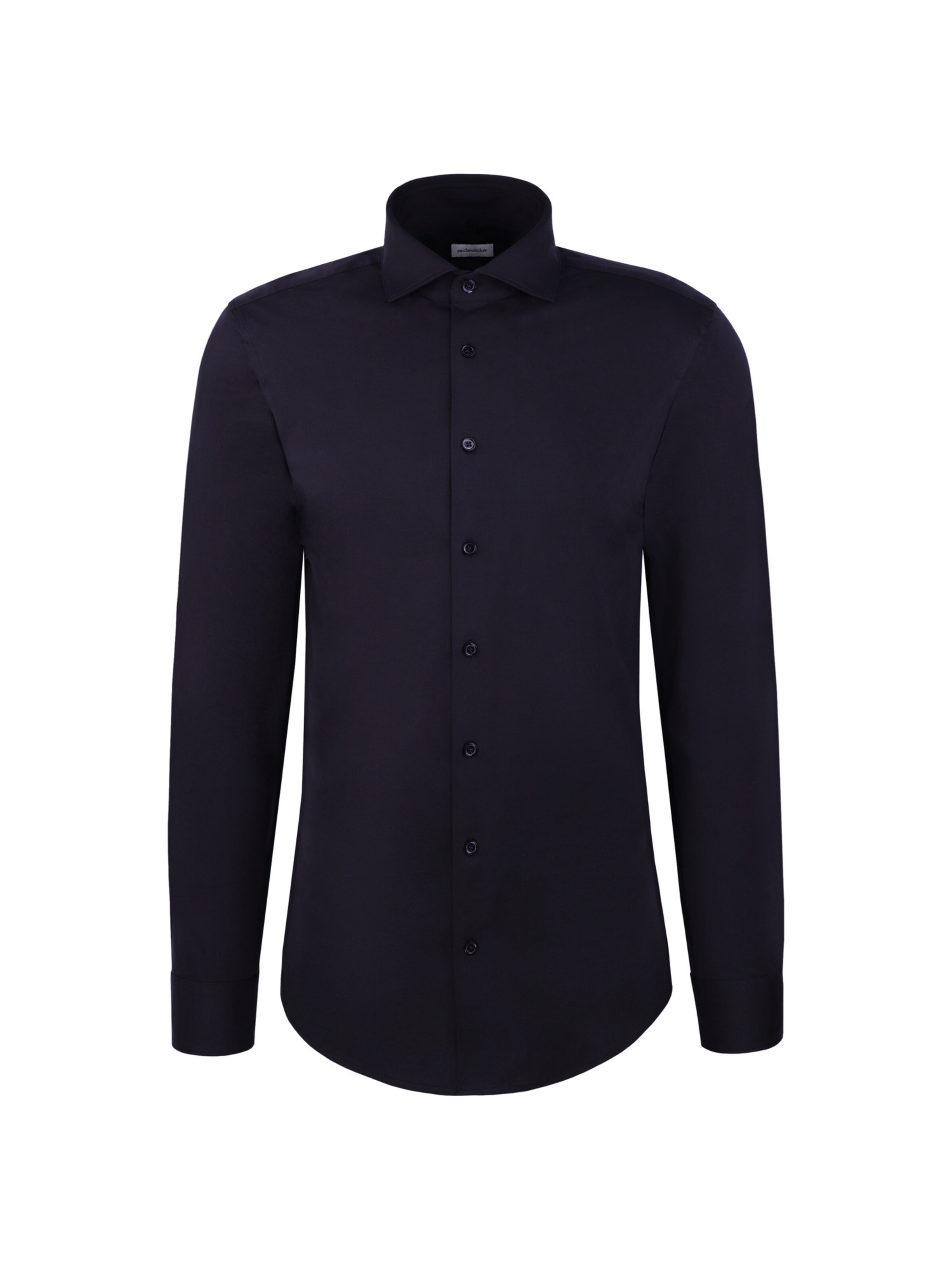 Chemise business 'Schwarze Rose' SEIDENSTICKER en noir : devant