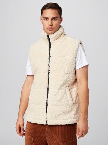 Gilet 'Sebastian' di ABOUT YOU x Rewinside in bianco: frontale